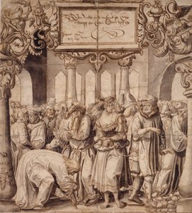 La donna sorpresa in adulterio da Nicolas Manuel Deutsch
