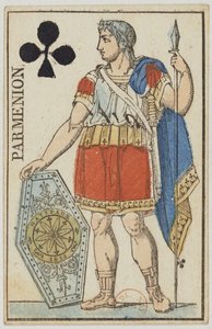 Parmenione. Da: Carte di testa di un gioco al ritratto dell