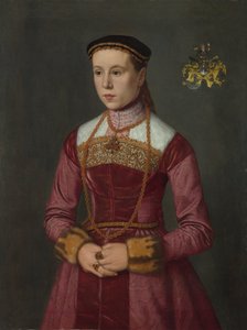 Ritratto di una giovane donna, ca 1561 da Nicolas Neufchatel