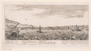 Veduta di Barcellona da Nicolas Perelle