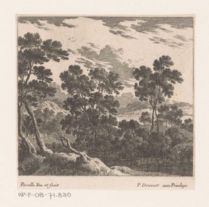 Paesaggio con alberi da Nicolas Perelle