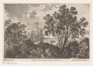 Paesaggio con rovina da Nicolas Perelle