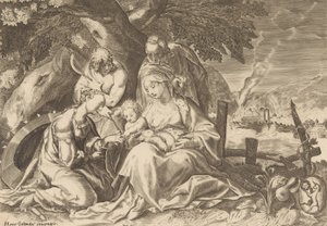 Il fidanzamento di Santa Caterina da Nicolas Perrey