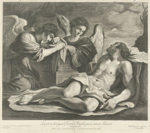 Compianto di Cristo da parte degli angeli da Nicolas Pitau (I)