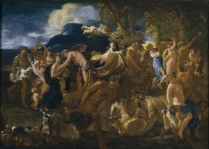 Baccanale o Bacco e Arianna da Nicolas Poussin