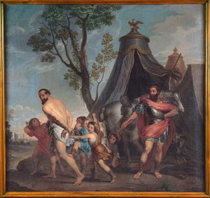 Camillo e il maestro di scuola di Falerii da Nicolas Poussin