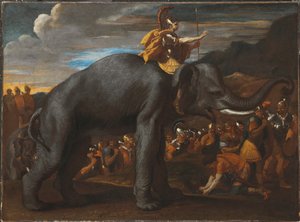 Annibale attraversa le Alpi su un elefante