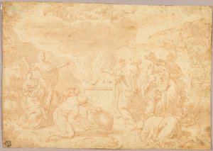 Il sacrificio di Noè da Nicolas Poussin