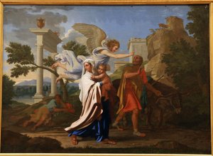 La fuga in Egitto, 1657 da Nicolas Poussin