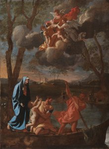Il Ritorno della Sacra Famiglia a Nazareth, c. 1627 da Nicolas Poussin
