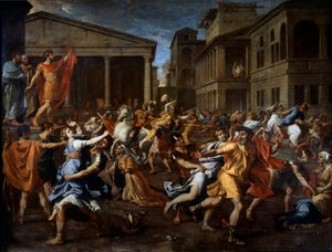 Il ratto delle sabine da parte dei romani da Nicolas Poussin