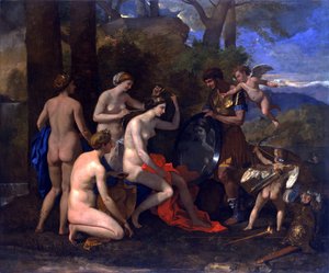 Venere e Marte da Nicolas Poussin