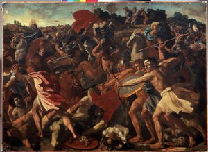 Vittoria di Giosuè sugli Amaleciti da Nicolas Poussin