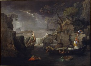 Inverno o diluvio da Nicolas Poussin