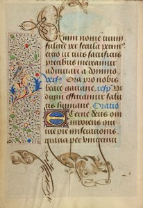Pagina di testo decorata da Nicolas Spierinc