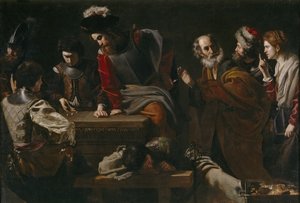 Il rinnegamento di San Pietro, ca 1625 da Nicolas Tournier