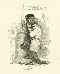 Il Monello (incisione) da Nicolas Toussaint (after) Charlet