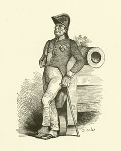 Il Pensionato (incisione) da Nicolas Toussaint (after) Charlet