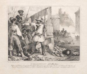 Allocuzione (28 luglio 1830) da Nicolas Toussaint Charlet