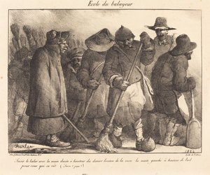Scuola dello spazzino da Nicolas Toussaint Charlet