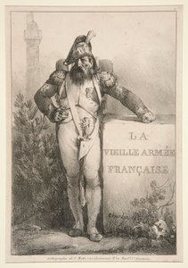 Frontespizio per la serie La Vieille Armee Francaise da Nicolas Toussaint Charlet