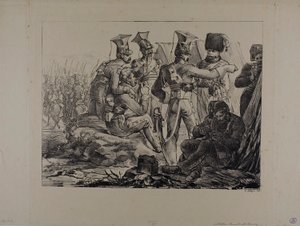 Lancieri in bivacco da Nicolas Toussaint Charlet