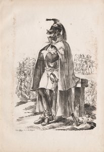 Costumi militari: Cavaliere, 1814-1818 da Nicolas Toussaint Charlet