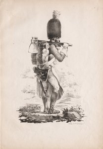 Costumi militari: Zappatore di fanteria da Nicolas Toussaint Charlet