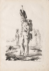 Costumi militari: Sergente di fanteria, 1817-18