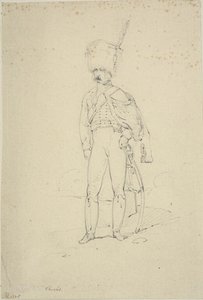 Ussaro in piedi da Nicolas Toussaint Charlet