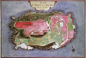Mont Saint Michel da Nicolas de Fer