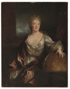 Ritratto di Gabrielle-Émilie le Tonnelier de Breteuil, Marchesa du Châtelet da Nicolas de Largillière