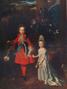 James Francis Edward Stuart 1688-1765, Louisa Maria Theresa Stuart 1692-1712, 1695 da Nicolas de Largillière