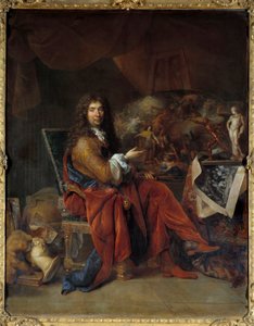 Ritratto di Charles Lebrun, primo pittore del re Luigi XIV