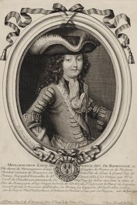 Ritratto inciso di Luigi, Duca di Borgogna (1682-1712) da Nicolas de Larmessin