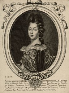 Maria Teresa di Borbone, principessa di Conti da Nicolas de Larmessin