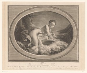Leda e il cigno da Nicolas de Launay (goudsmid)