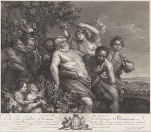 Il Trionfo di Sileno, 1775-78 da Nicolas de Launay
