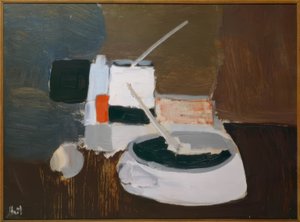 Natura morta con pennelli da Nicolas de Staël