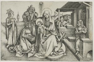 Adorazione dei Magi da Nicolaus Alexander Mair von Landshut