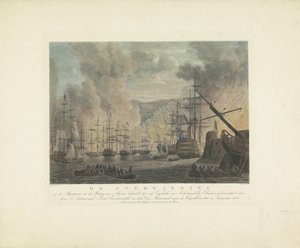 Bombardamento di Algeri, 1816 da Nicolaus Heideloff