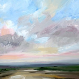 Paesaggio "Blush Sky" da Nicole Walsh