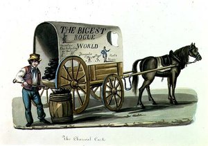 Il Carro del Carbone, c.1840-44 da Nicolino Calyo