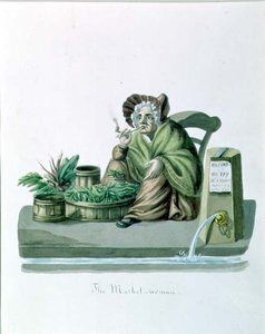 La donna del mercato da Nicolino Calyo
