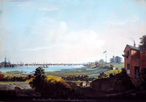 Veduta della città di New York e dell