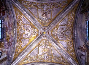 Vista del soffitto a volta da Nicolo Nannetti