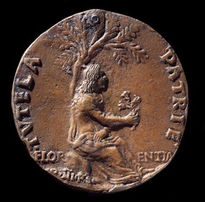 Medaglione rappresentante Lorenzo de Medici, detto il Magnifico