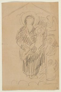 Copia della Madonna incoronata con Bambino da Niels Larsen Stevns