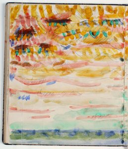 Studio di paesaggio. Indicazioni di colore