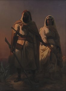 Una Famiglia Araba nel Deserto da Niels Simonsen
